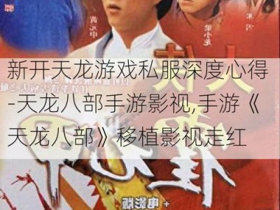 新开天龙游戏私服深度心得 -天龙八部手游影视,手游《天龙八部》移植影视走红