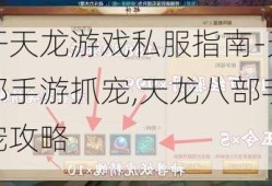 新开天龙游戏私服指南-天龙八部手游抓宠,天龙八部手游抓宠攻略